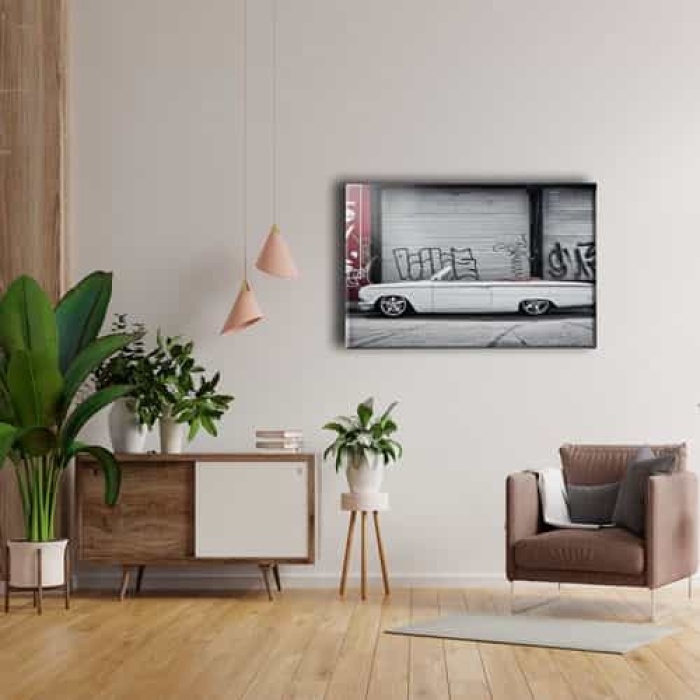 Klasik Araba Canvas Tablo