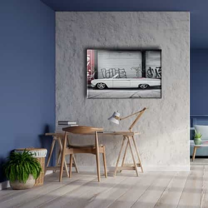 Klasik Araba Canvas Tablo