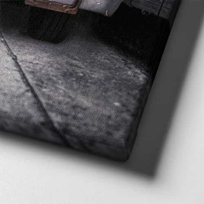 Klasik Ford Araba Canvas Tablo