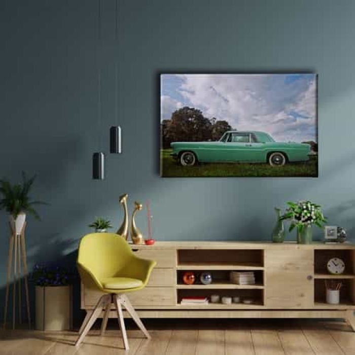 Klasik Yesil Canvas Tablo