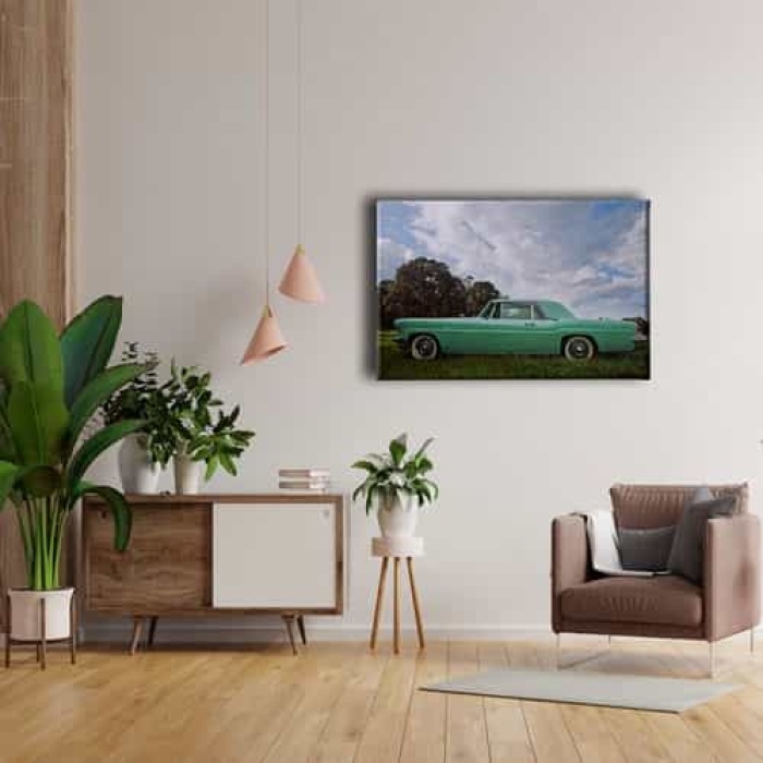 Klasik Yesil Canvas Tablo