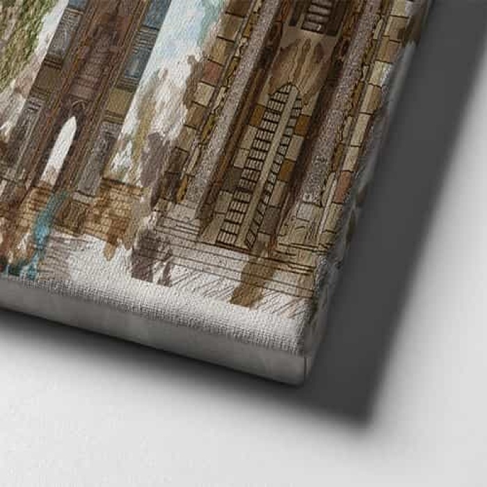 Konya  Tarihi Yerler Panoramik Kanvas Tablo