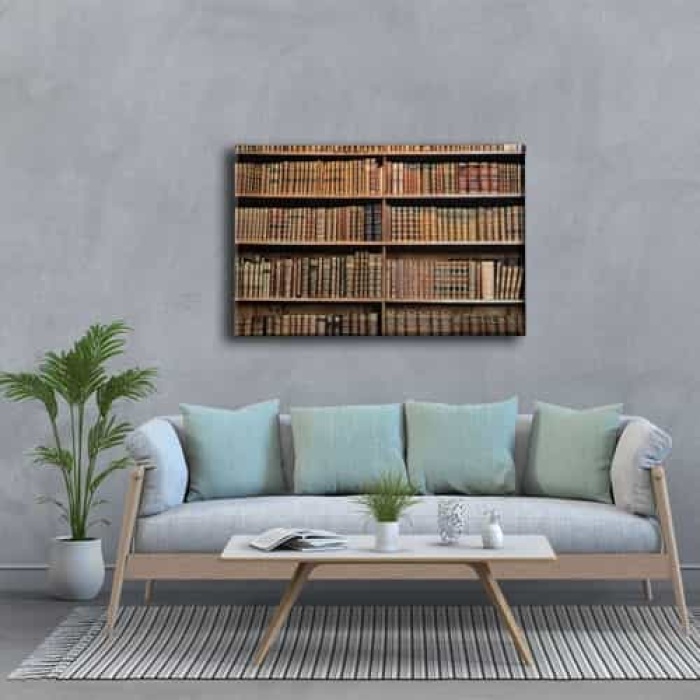 Kutuphane  Canvas Tablo