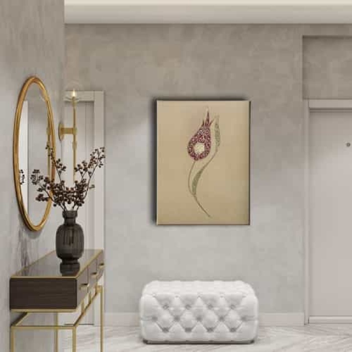 Laleli Allah Muhammed Lafzi Dini Kanvas Tablo