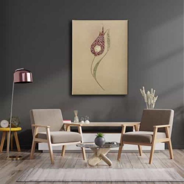 Laleli Allah Muhammed Lafzi Dini Kanvas Tablo