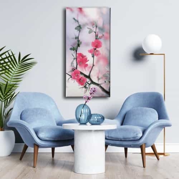 Ilkbahar Cicegi Kanvas Tablo