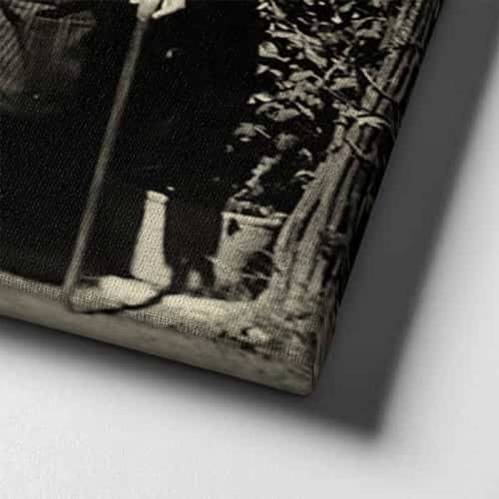 Makbule Hanim Ve Ataturk Kanvas Tablo