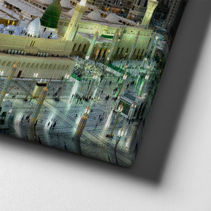 Medine-i Munevvere Panoramik Kanvas Tablo