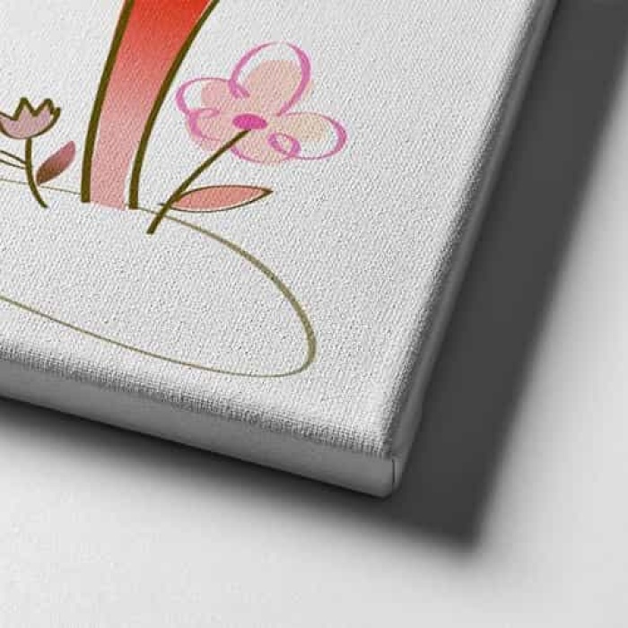 Mektup Cocuk Kanvas Tablo