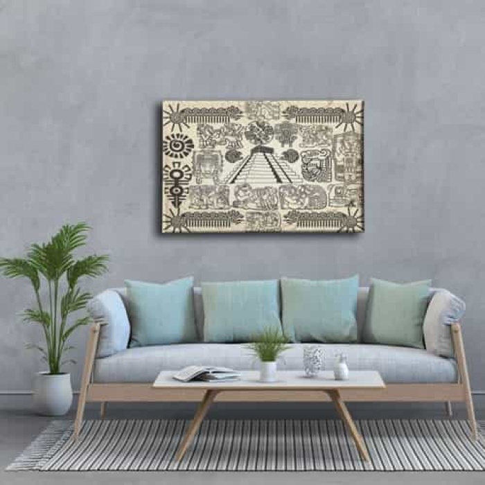 Misir Figurleri  Canvas Tablo