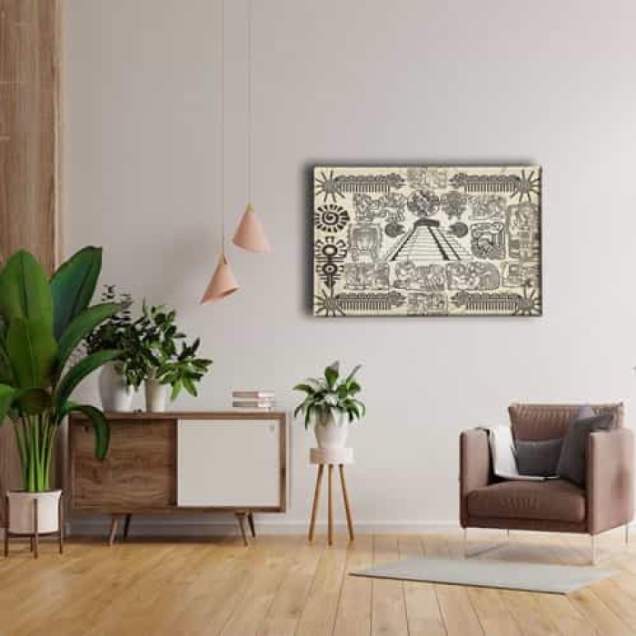 Misir Figurleri  Canvas Tablo