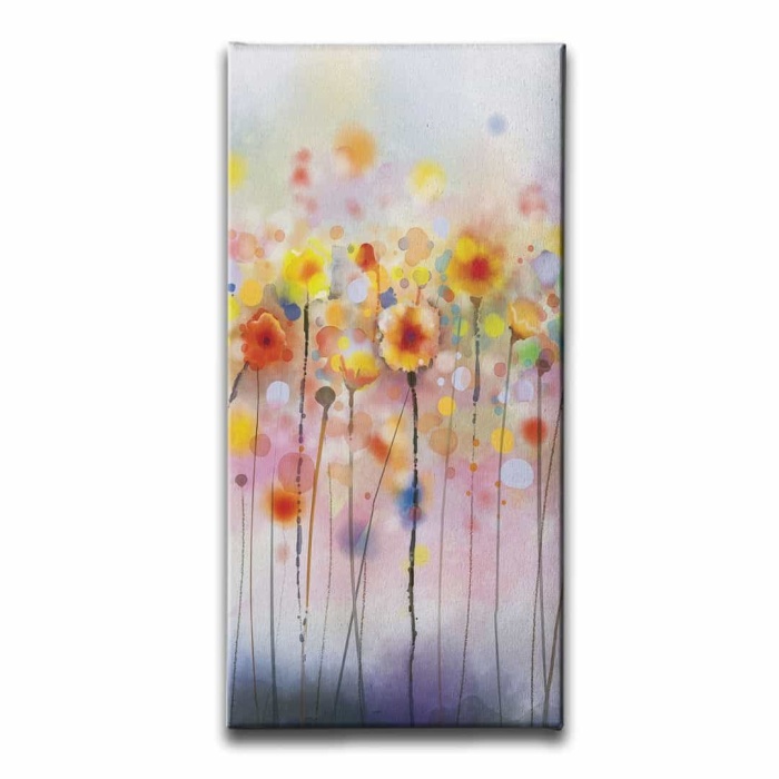 Modern Cicek Kanvas Tablo