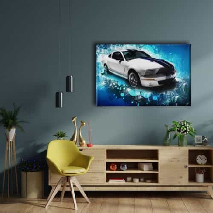 Mustang Canvas Tablo