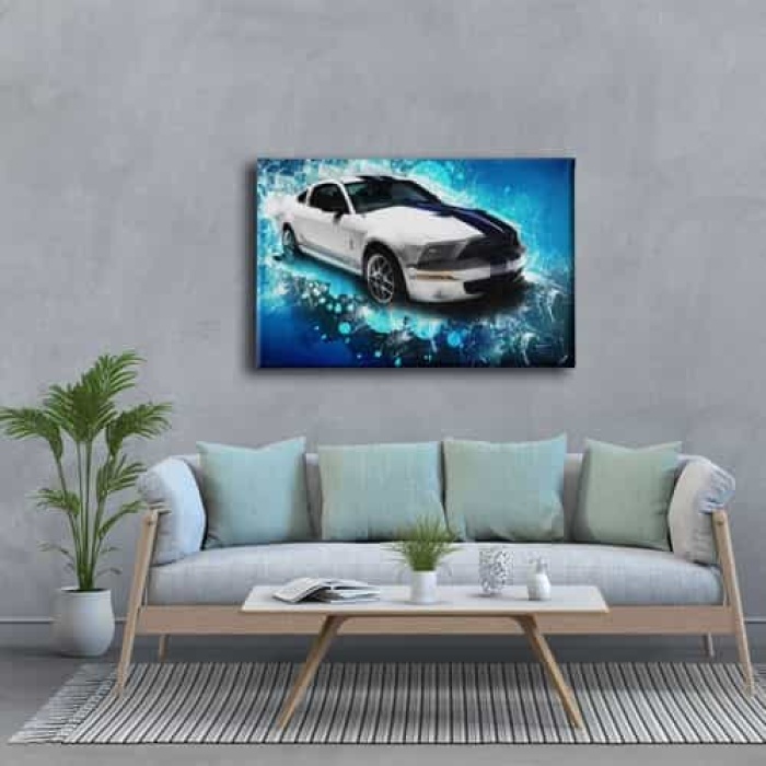 Mustang Canvas Tablo