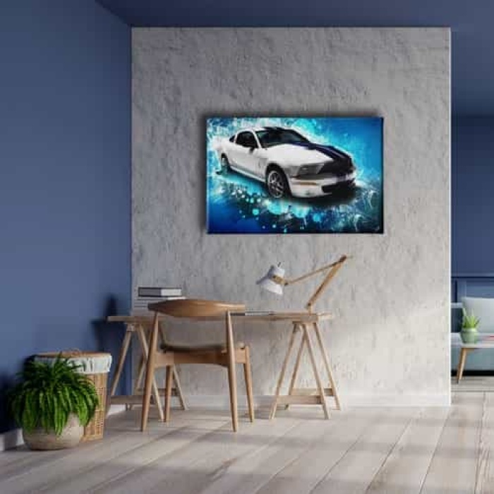 Mustang Canvas Tablo