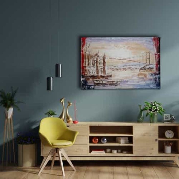 Ortakoy Yagli Boya Kanvas Tablo