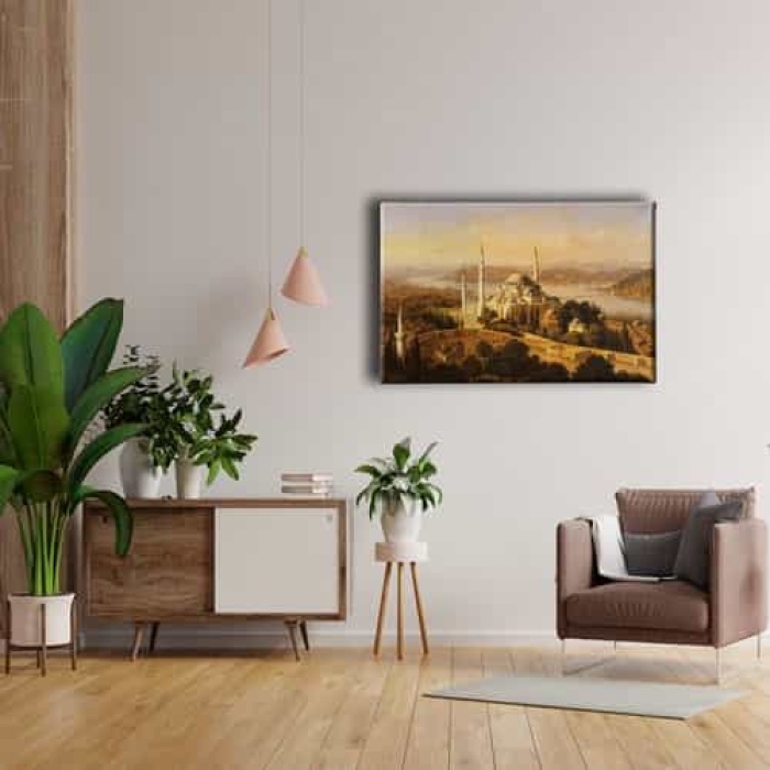 Osmanli Cami Kanvas Tablo