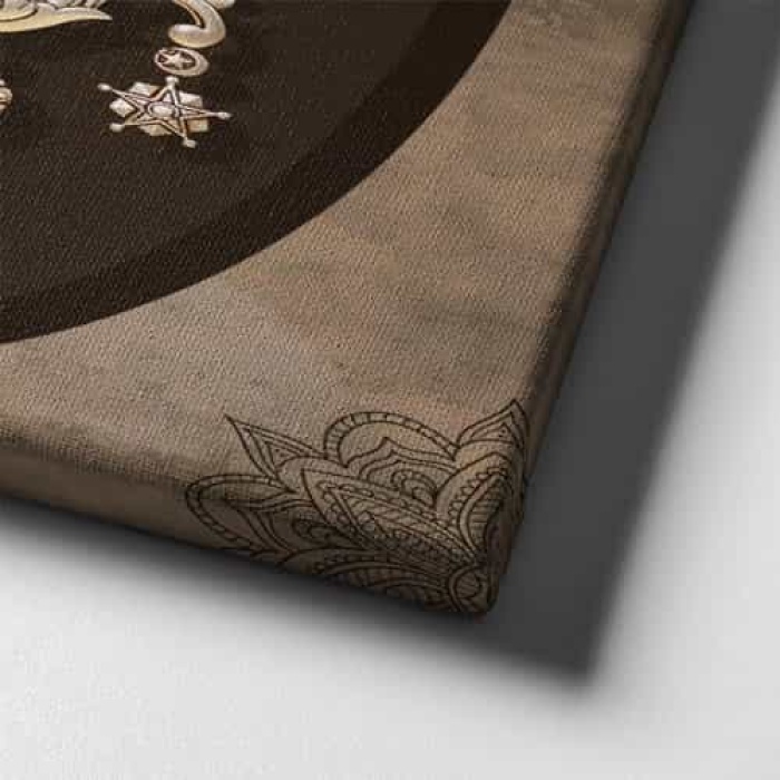 Osmanli Devlet Armasi Kanvas Tablo