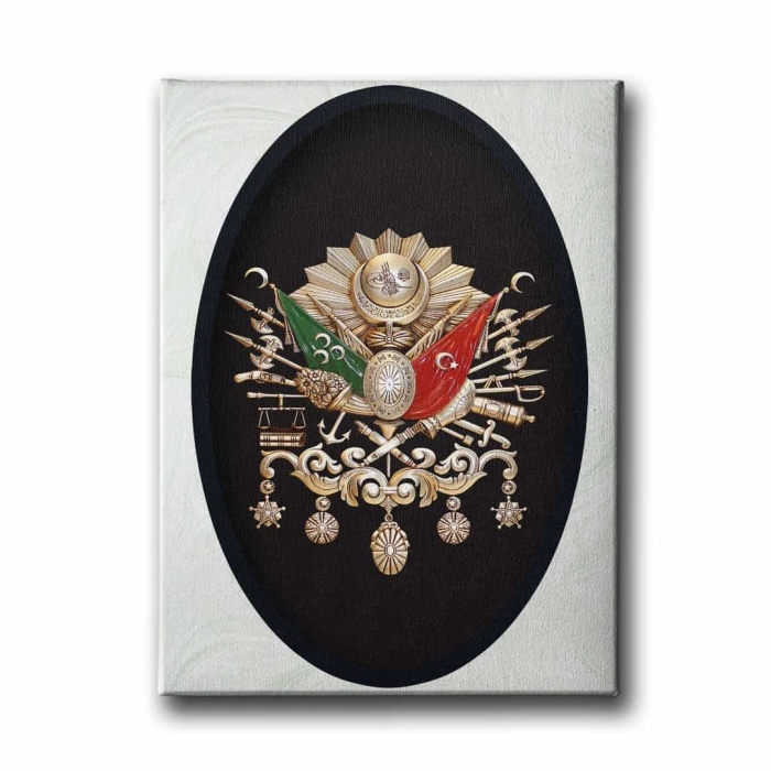Osmanli Devlet Armasi Kanvas Tablo