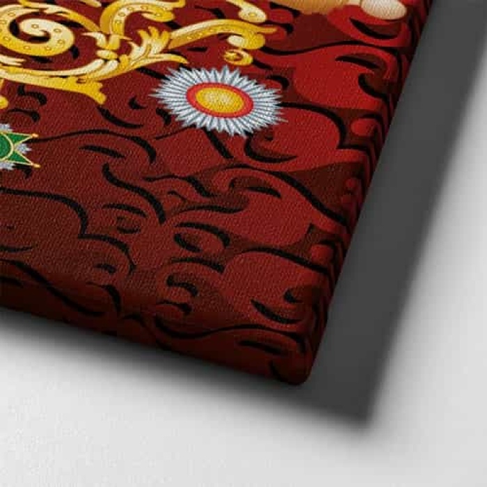 Osmanli Devlet Armasi Kanvas Tablo