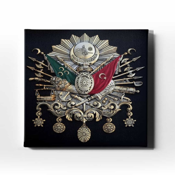 Osmanli Devlet Armasi Kanvas Tablo