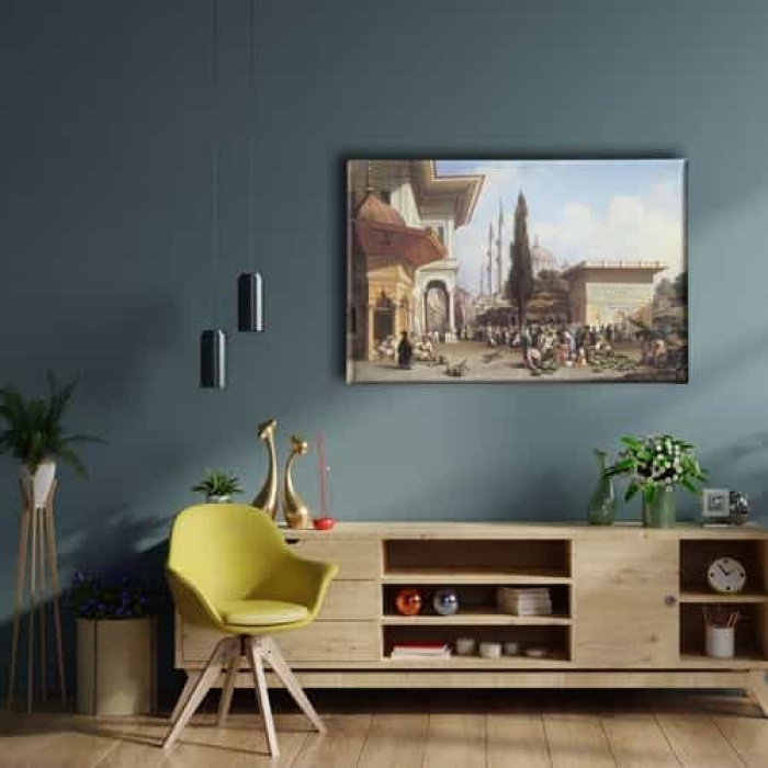 Osmanli Pazari  Kanvas Tablo