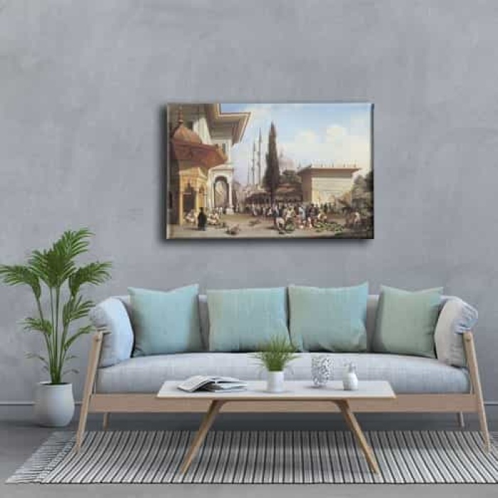 Osmanli Pazari  Kanvas Tablo