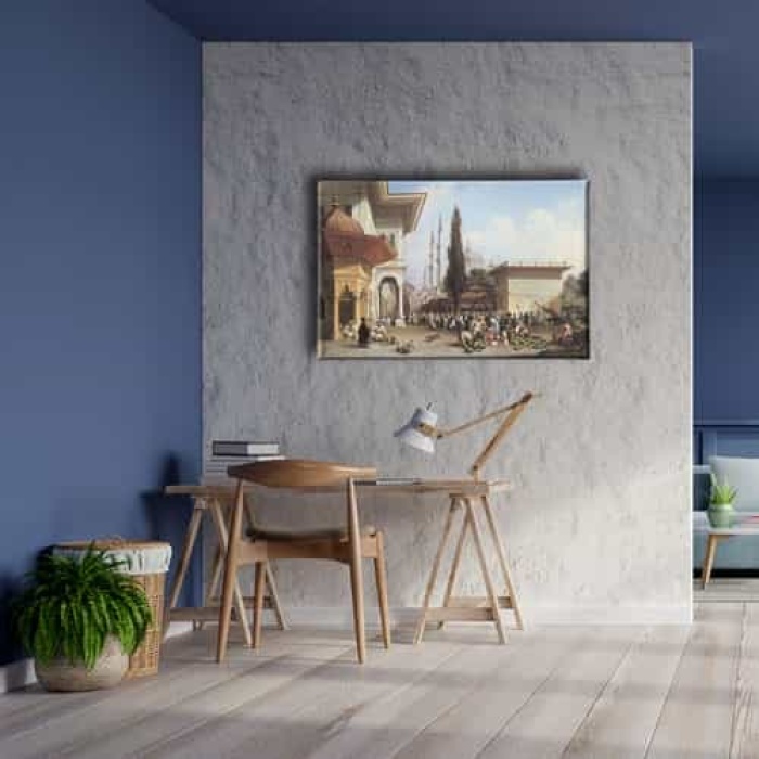 Osmanli Pazari  Kanvas Tablo