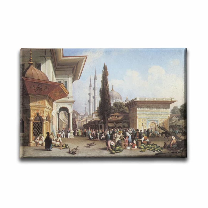 Osmanli Pazari  Kanvas Tablo
