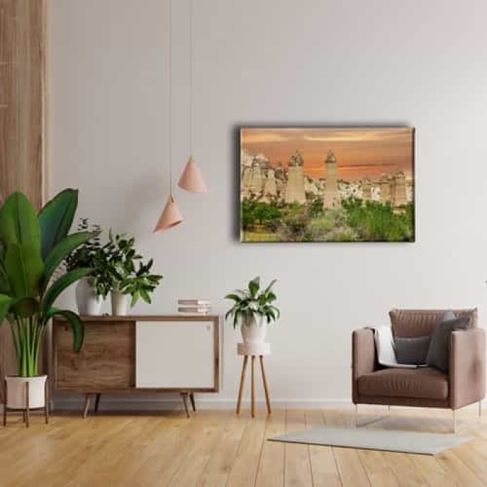 Pelee Dagi Canvas Tablo