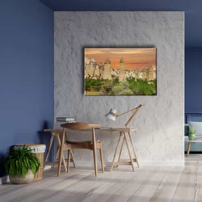 Pelee Dagi Canvas Tablo