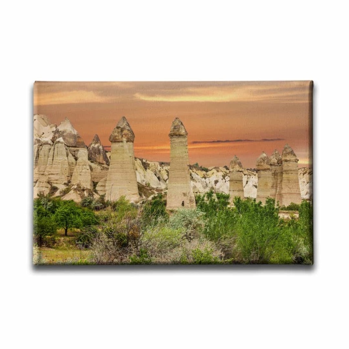 Pelee Dagi Canvas Tablo