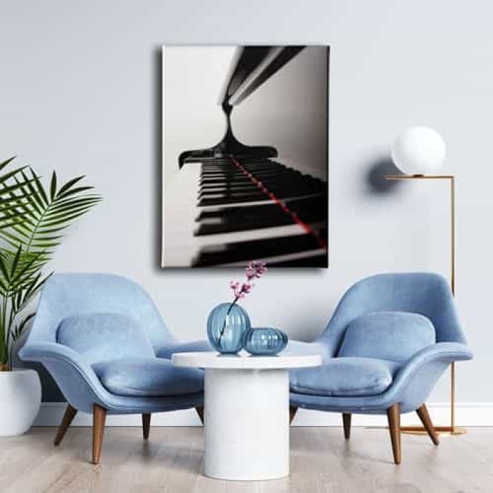Piyano Kanvas Tablo