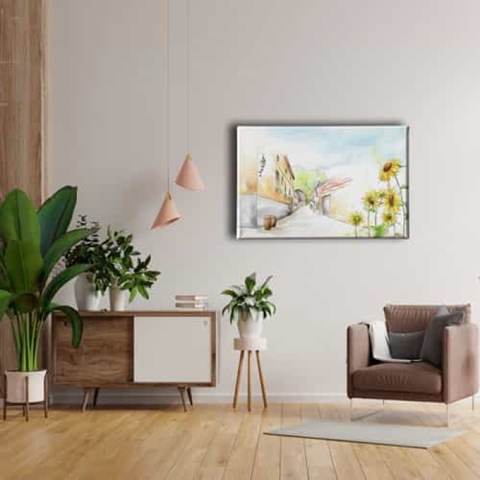 Polen- Sokak Sulu Boya Tablo