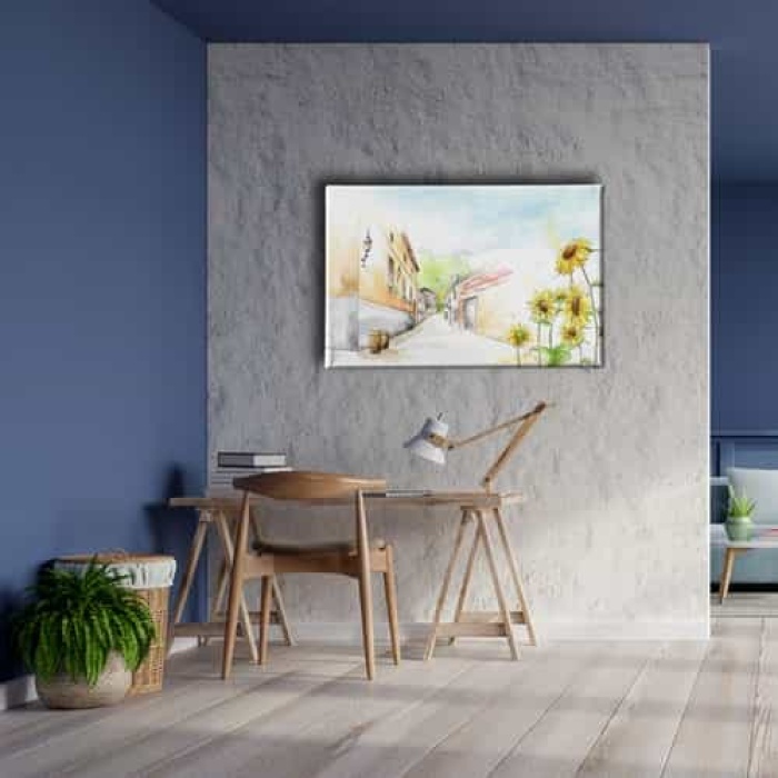 Polen- Sokak Sulu Boya Tablo