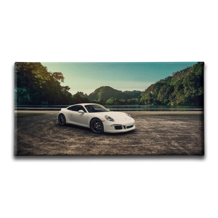 Porsche Panoramik Kanvas Tablo