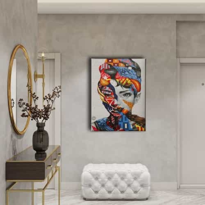 Renkli Kadin Potresi Tablo