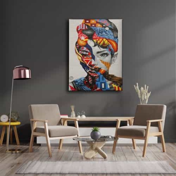 Renkli Kadin Potresi Tablo