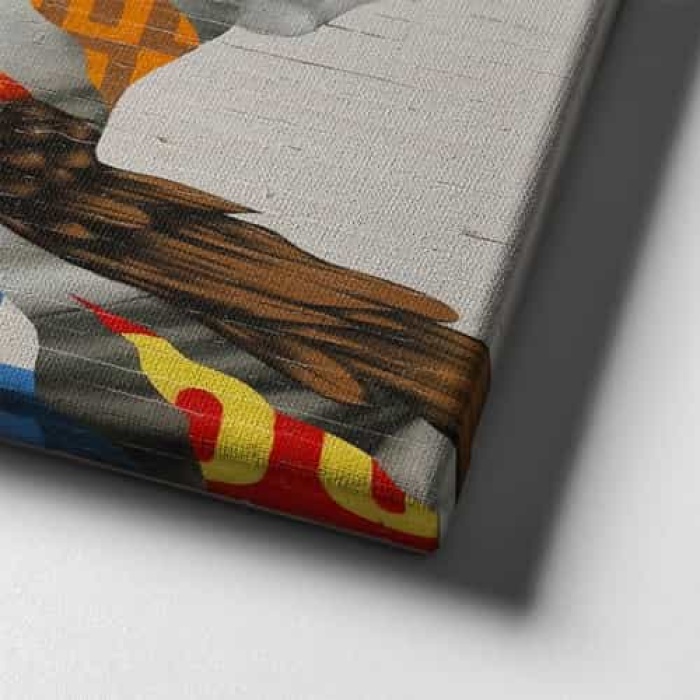 Renkli Kadin Potresi Tablo