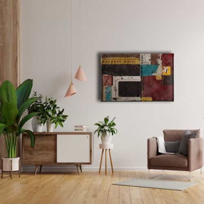 Retro  Canvas Tablo