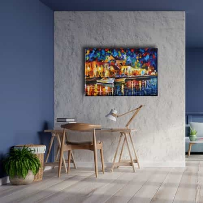 Sahil Yagli Boya Kanvas Tablo