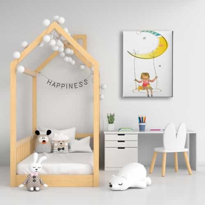 Salincakli Cocuk Kanvas Tablo