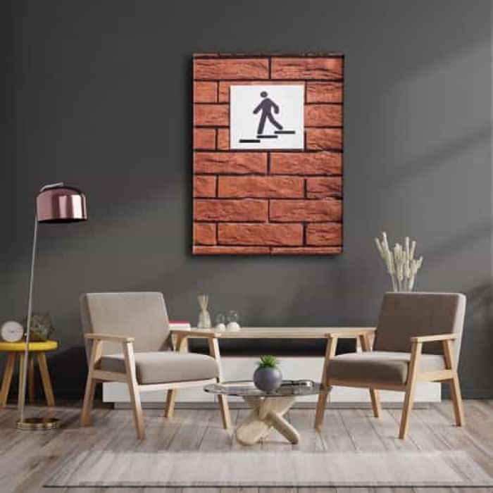 Isaret Levhasi  Canvas Tablo