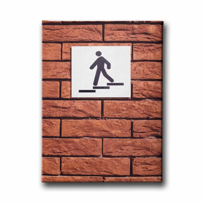 Isaret Levhasi  Canvas Tablo