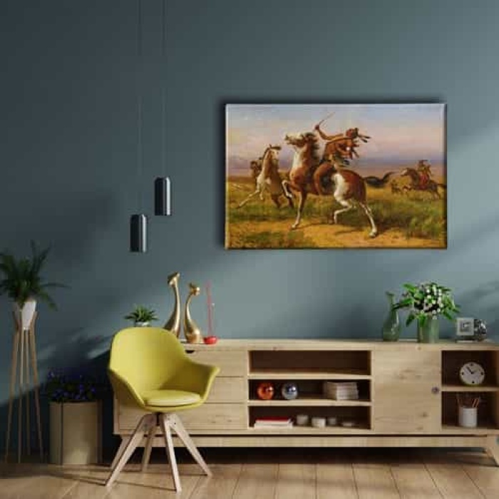 Savasci Kizilderili  Canvas Tablo