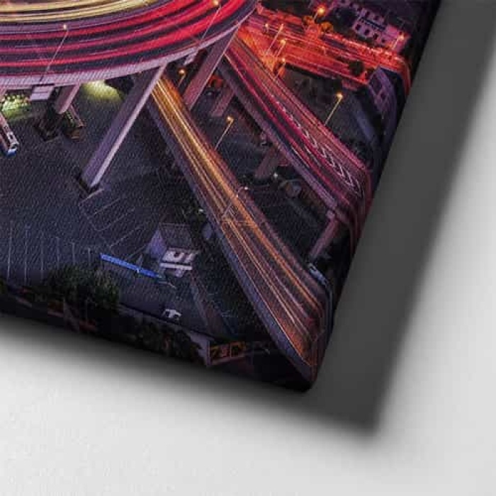 Sehir Isiklari Canvas Tablo