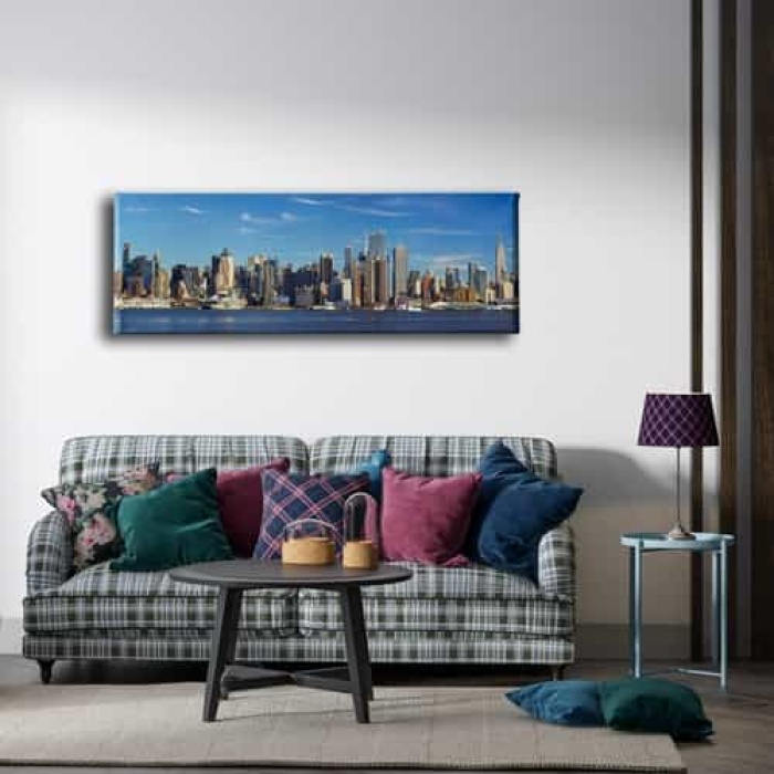 Sehir Manzara Panoramik Kanvas Tablo