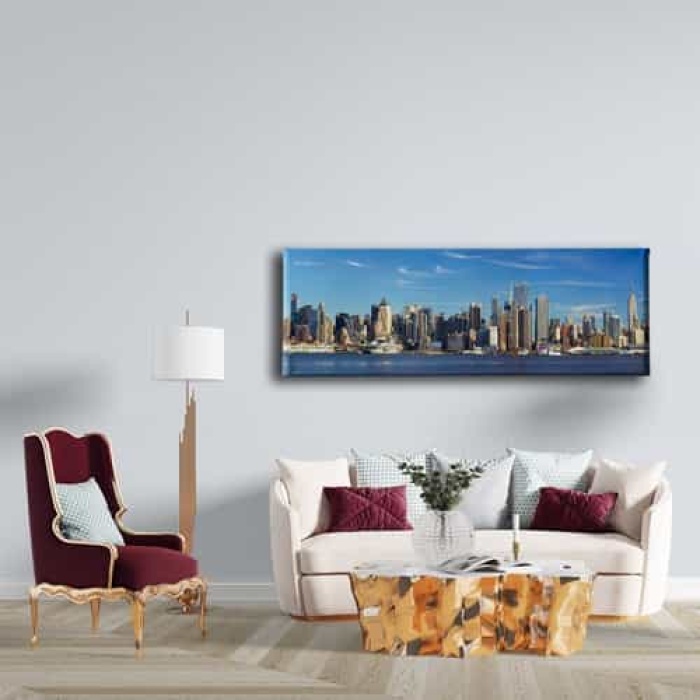 Sehir Manzara Panoramik Kanvas Tablo