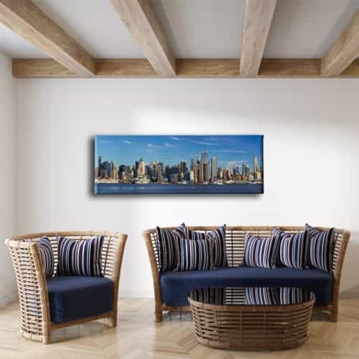 Sehir Manzara Panoramik Kanvas Tablo