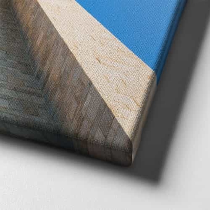 Sehitlik Turk Bayragi Kanvas Tablo